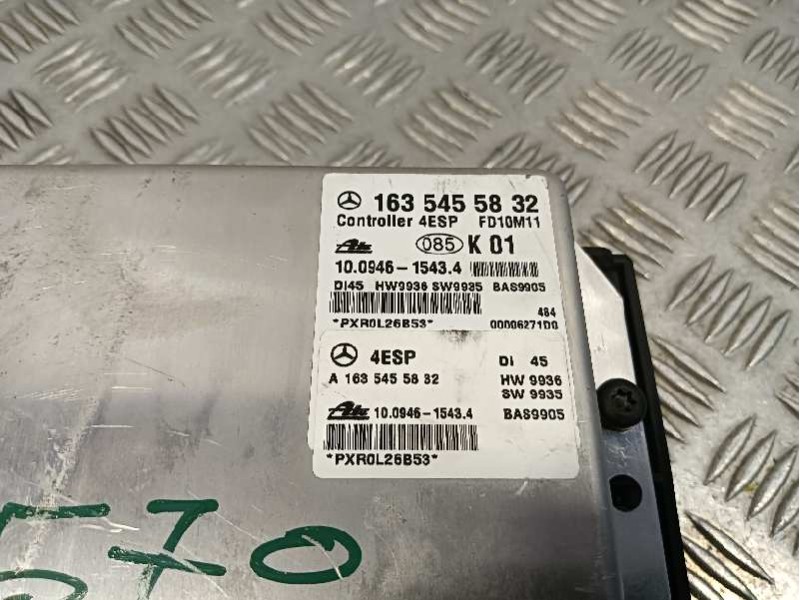 Recambio de centralita motor uce para mercedes-benz clase m (w163) referencia OEM IAM A0265456632 1635455832 0261206300