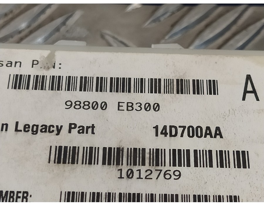 Recambio de modulo electronico para nissan pathfinder (r51) 2.5 dci diesel cat referencia OEM IAM 98800EB300  14D700AA