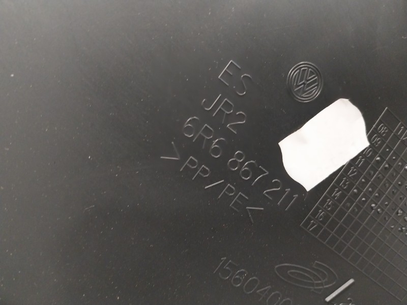 Recambio de guarnecido puerta trasera izquierda para volkswagen polo (6c1) 1.0 referencia OEM IAM 6R6867211  