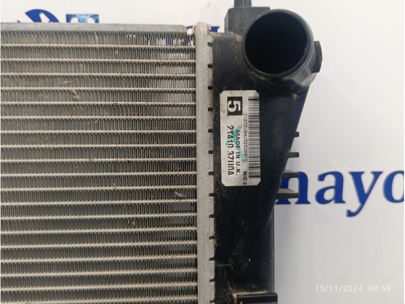 Recambio de radiador agua para nissan juke (f15) referencia OEM IAM 214103ZU0A  