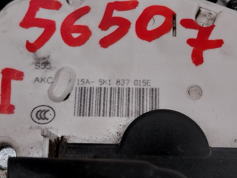 Recambio de cerradura puerta delantera izquierda para volkswagen polo (6c1) 1.0 referencia OEM IAM 5K1837015E  