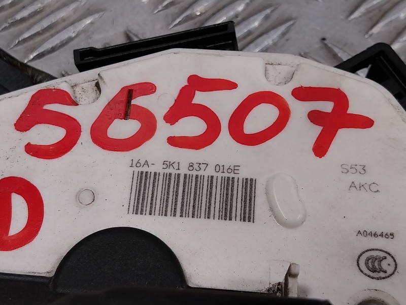 Recambio de cerradura puerta delantera derecha para volkswagen polo (6c1) 1.0 referencia OEM IAM 5K1837016E  