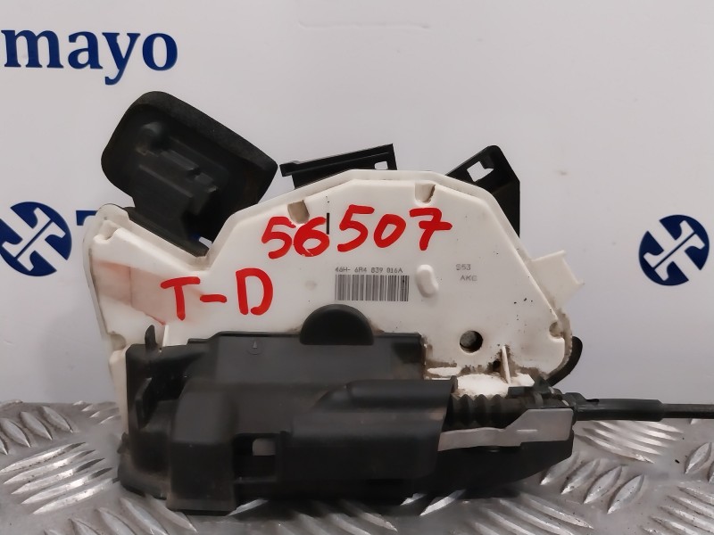 Recambio de cerradura puerta trasera derecha para volkswagen polo (6c1) 1.0 referencia OEM IAM 6R4839016A  