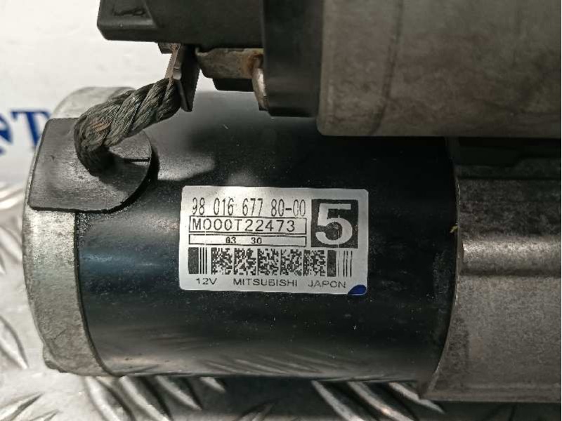 Recambio de motor arranque para citroën c3 referencia OEM IAM 9801667780  M000T22473