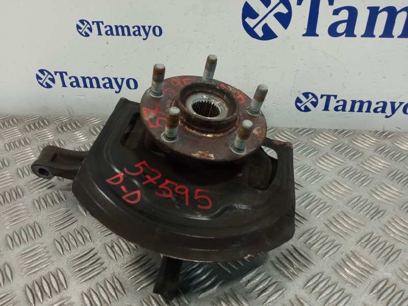 Recambio de mangueta delantera derecha para nissan qashqai (j10) 2.0 dci turbodiesel cat referencia OEM IAM 40014JD000  