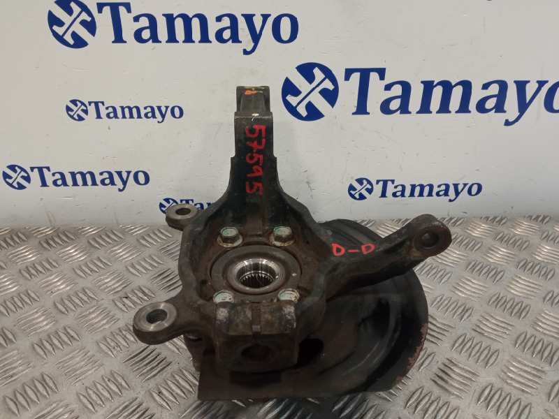 Recambio de mangueta delantera derecha para nissan qashqai (j10) 2.0 dci turbodiesel cat referencia OEM IAM 40014JD000  