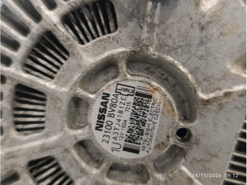 Recambio de alternador para nissan juke (f15) referencia OEM IAM 23100BV80A  A3TJ4181ZE