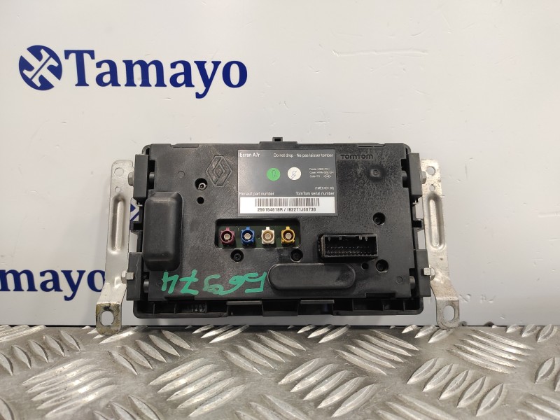 Recambio de pantalla multifuncion para renault koleos 2.0 dci diesel fap referencia OEM IAM 259154618R  