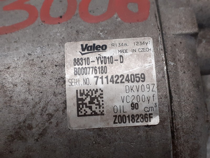 Recambio de compresor aire acondicionado para toyota aygo 1.0 cat referencia OEM IAM 88310YV010D  B000776180