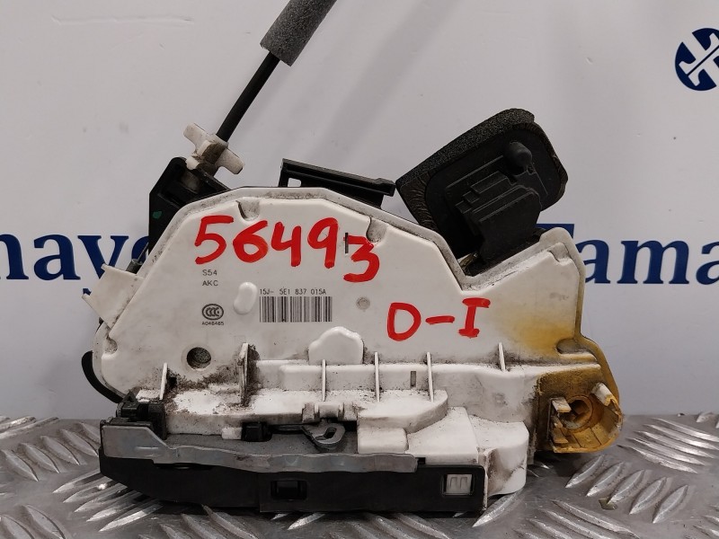 Recambio de cerradura puerta delantera izquierda para skoda rapid 1.6 tdi dpf referencia OEM IAM 5E1837015A  