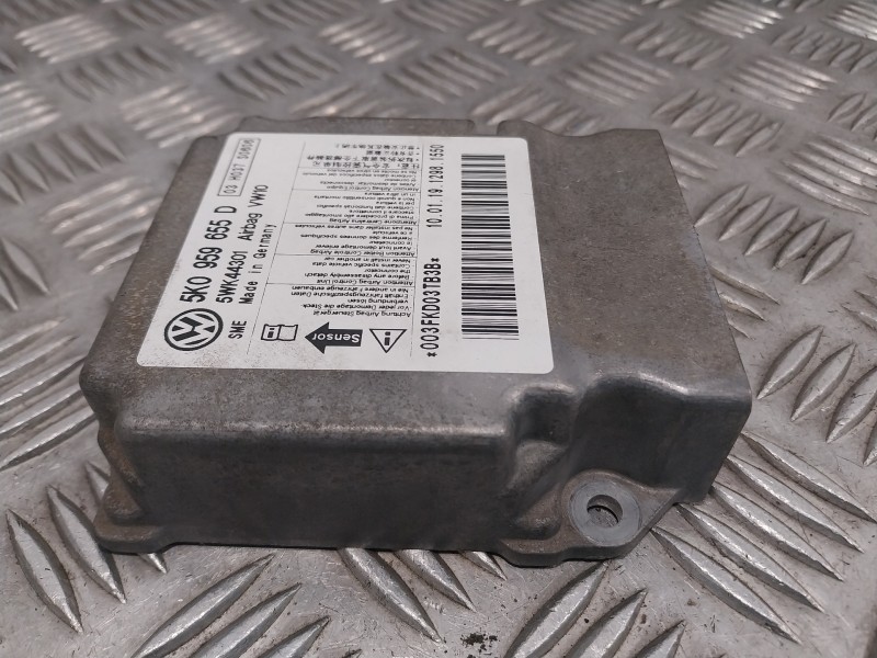 Recambio de centralita airbag para volkswagen golf vi (5k1) 1.2 tsi referencia OEM IAM 5K0959655D  5WK44301