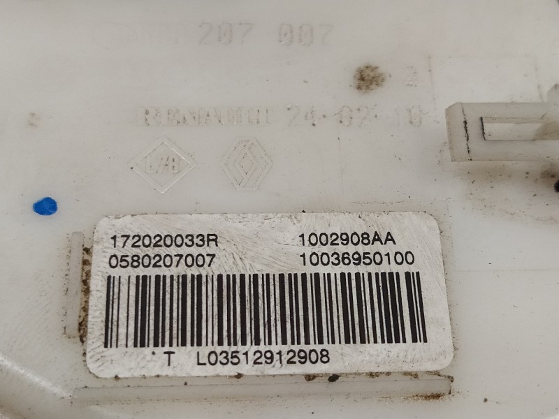 Recambio de aforador para renault fluence 1.5 dci diesel fap referencia OEM IAM 172020033R 1002908AA 0580207007