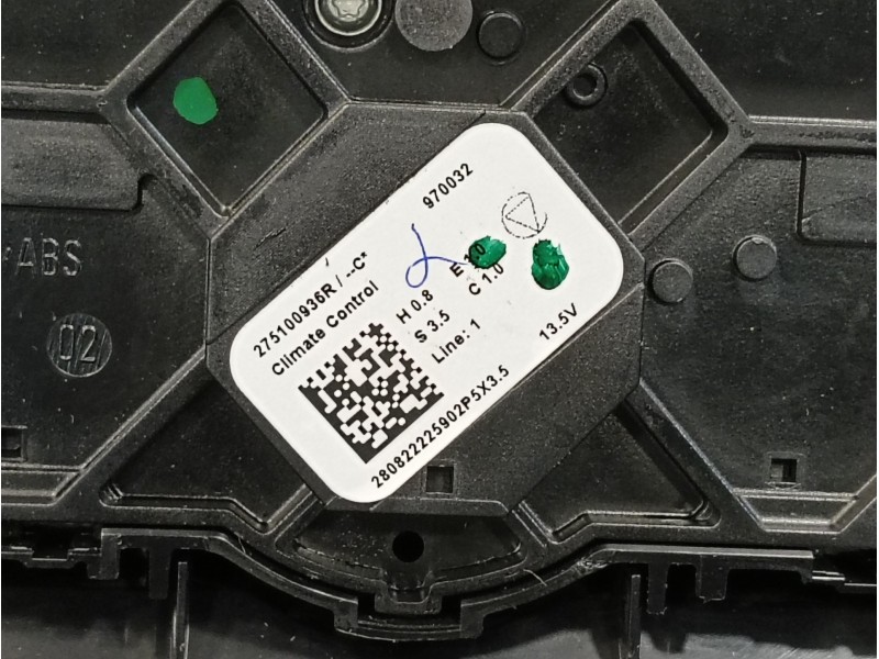 Recambio de mando climatizador para renault clio v 1.0 tce referencia OEM IAM 275100936R  