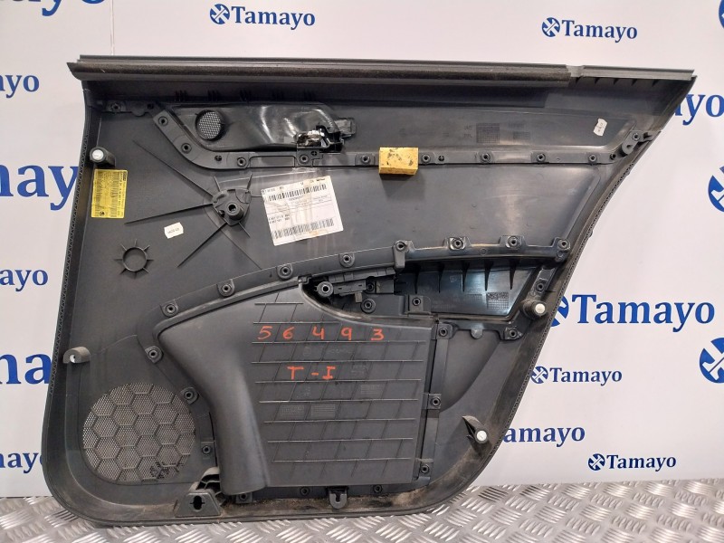 Recambio de guarnecido puerta trasera izquierda para skoda rapid 1.6 tdi dpf referencia OEM IAM 5JH867023C  