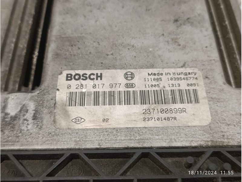 Recambio de centralita motor uce para opel movano b kasten/combi referencia OEM IAM 237100899R 1039S46774 0281017977