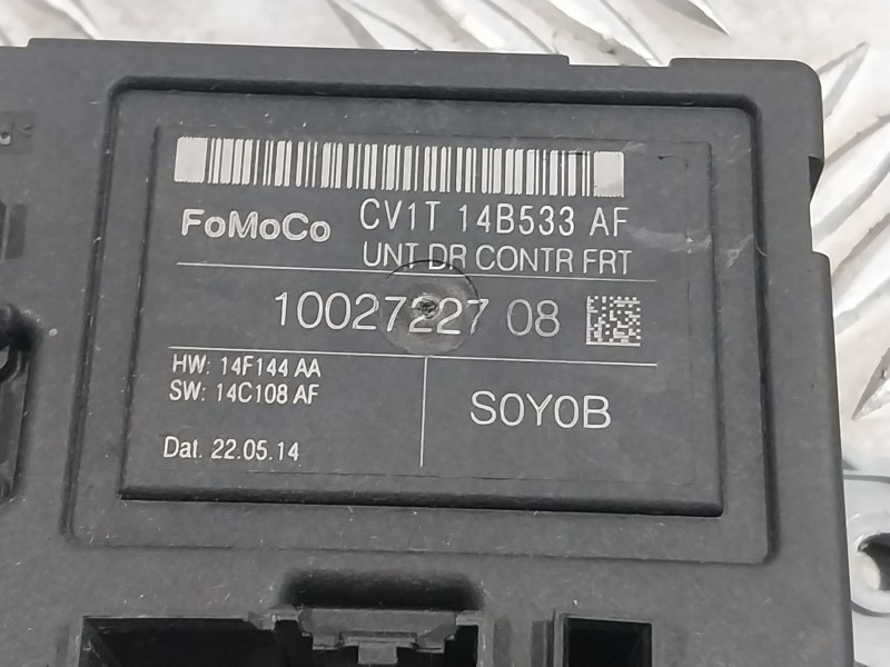 Recambio de modulo electronico para ford fiesta (ccn) 1.25 16v cat referencia OEM IAM CV1T14B533AF  1002722708