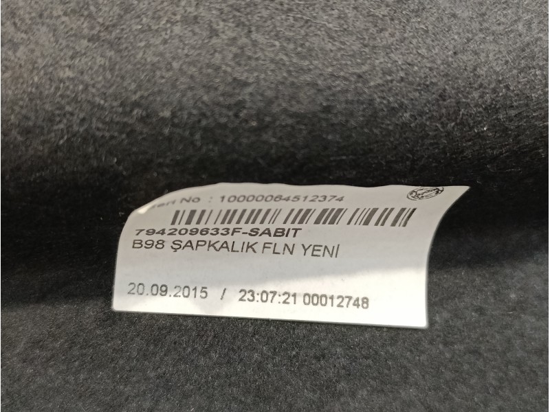 Recambio de bandeja trasera para renault clio iv 1.5 dci diesel fap energy referencia OEM IAM 794209633F  