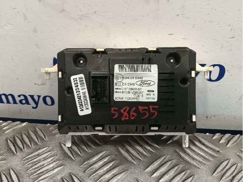 Recambio de pantalla multifuncion para ford fiesta (ccn) referencia OEM IAM C1BT18B955BD  A12623421
