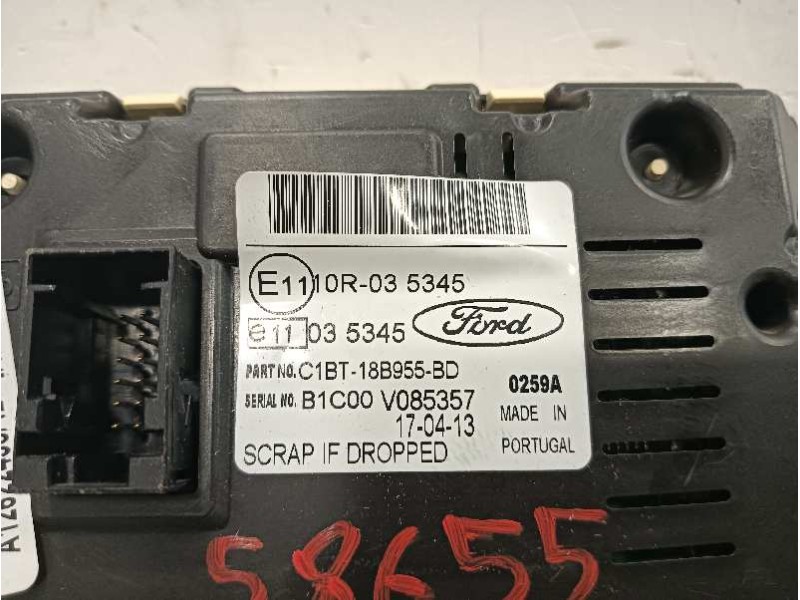 Recambio de pantalla multifuncion para ford fiesta (ccn) referencia OEM IAM C1BT18B955BD  A12623421