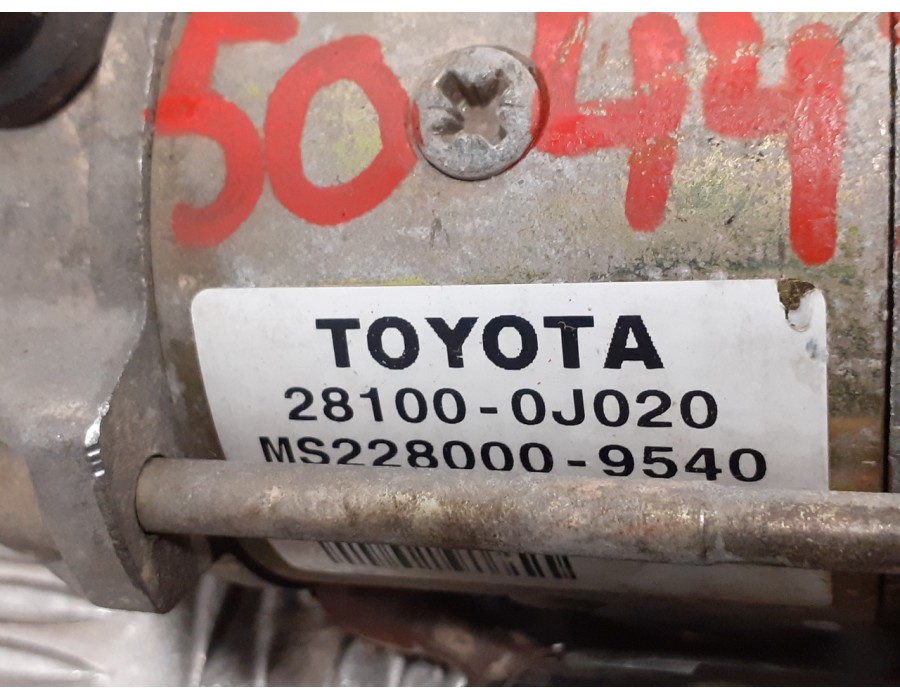 Recambio de motor arranque para toyota yaris (ncp1/nlp1/scp1) 1.3 cat referencia OEM IAM 281000J020  MS2280009540