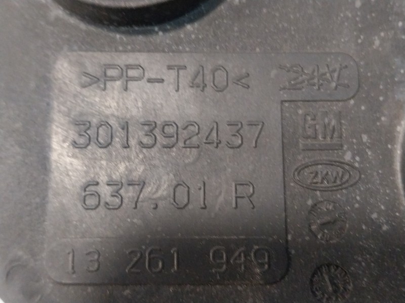 Recambio de faro antiniebla derecho para opel corsa d referencia OEM IAM 301392437  
