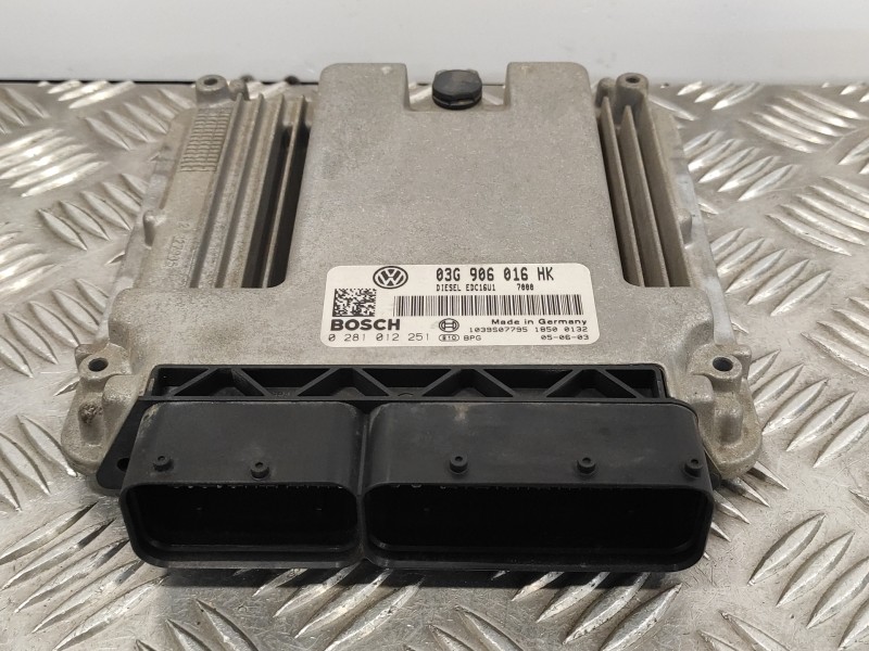 Recambio de centralita motor uce para volkswagen touran (1t1) 2.0 tdi referencia OEM IAM 0281012251 EDC16U1 0281012251