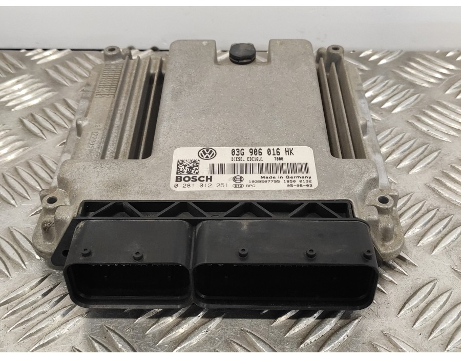 Recambio de centralita motor uce para volkswagen touran (1t1) 2.0 tdi referencia OEM IAM 0281012251 EDC16U1 0281012251