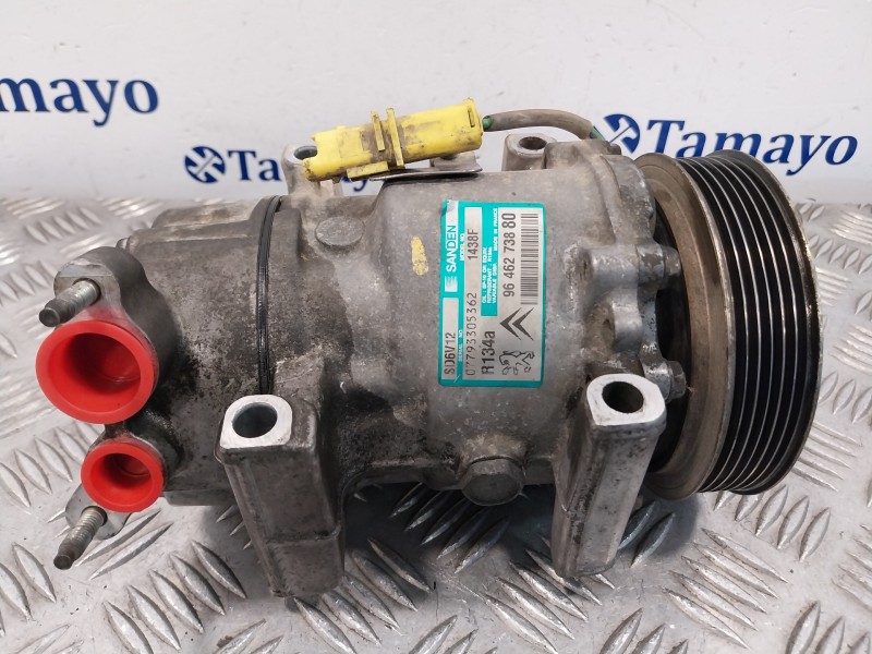 Recambio de compresor aire acondicionado para peugeot 206 berlina referencia OEM IAM 9646273880  SD6V121438F