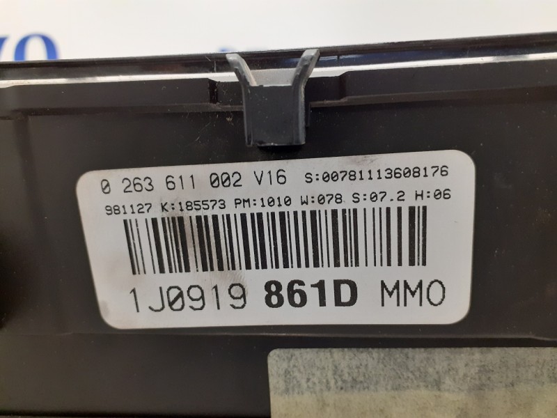 Recambio de cuadro instrumentos para volkswagen golf iv berlina (1j1) 1.6 referencia OEM IAM 1J0919861D 1035100002 0263611002