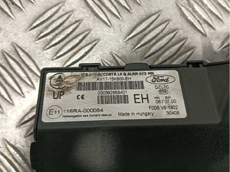 Recambio de modulo electronico para ford fiesta (ccn) referencia OEM IAM AV1T15K600EH 116RA000084 F005V01402