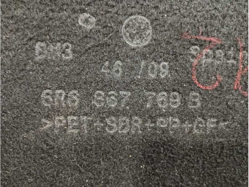Recambio de bandeja trasera para volkswagen polo (6r1) referencia OEM IAM 6R6867769B  