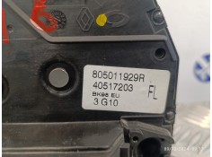 Recambio de cerradura puerta delantera izquierda para renault clio iv referencia OEM IAM 805011929R BK98 40517203 2