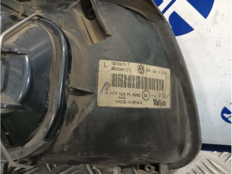 Recambio de faro izquierdo para volkswagen polo berlina (6n2) referencia OEM IAM 6N1941015AD  89302810