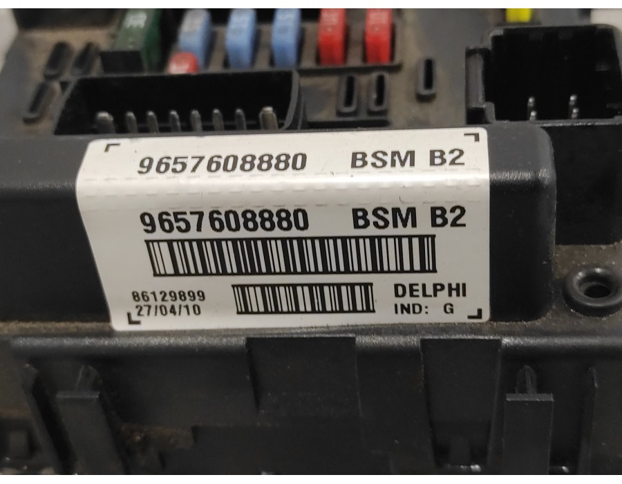 Recambio de caja reles / fusibles para peugeot partner (s2) 1.6 16v hdi cat referencia OEM IAM 9657608880  BSMB2