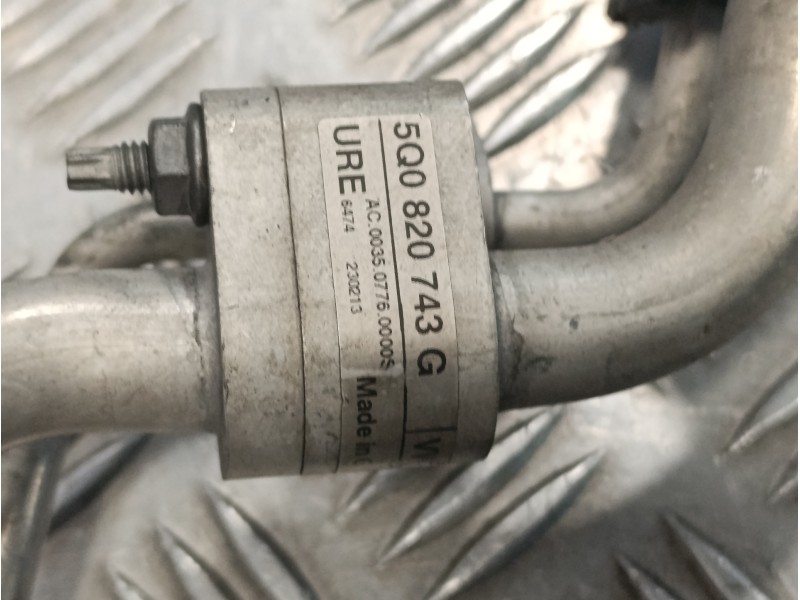 Recambio de tubos aire acondicionado para seat leon (5f1) 1.6 tdi referencia OEM IAM 5Q0820743G 5Q082074 G5Q1816738B