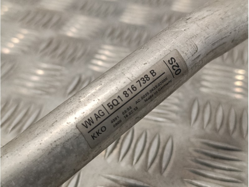 Recambio de tubos aire acondicionado para seat leon (5f1) 1.6 tdi referencia OEM IAM 5Q0820743G 5Q082074 G5Q1816738B