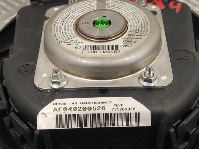 Recambio de airbag delantero izquierdo para alfa romeo 147 (190) 1.6 16v cat referencia OEM IAM 735289920  DAB311838NAT