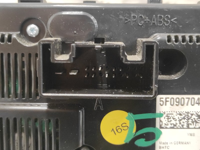 Recambio de mando climatizador para seat leon (5f1) 1.6 tdi referencia OEM IAM 5F0907044  5HB01121500