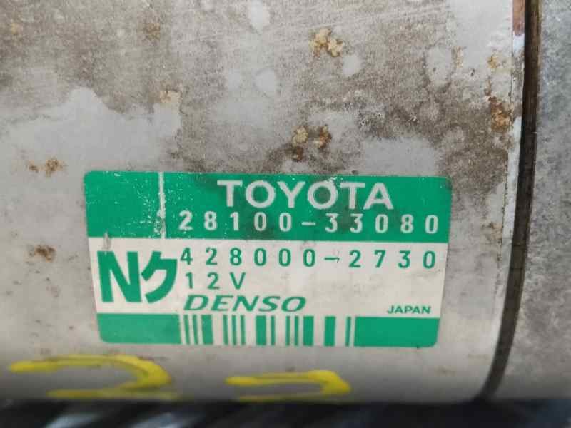 Recambio de motor arranque para toyota auris 1.4 turbodiesel cat referencia OEM IAM 2810033080 4280002730 2810033080
