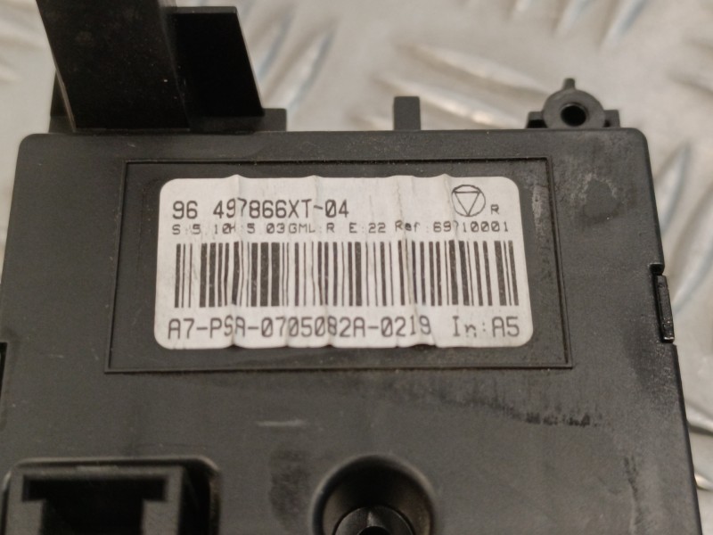 Recambio de mando climatizador para peugeot 207 cc 1.6 16v referencia OEM IAM 96497866XT04  