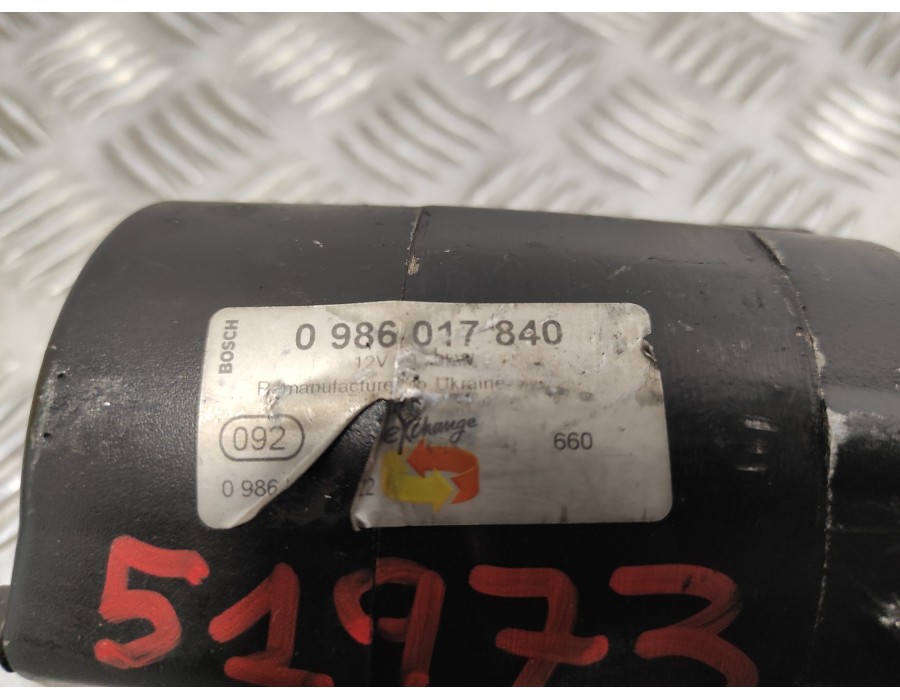 Recambio de motor arranque para renault clio ii fase i (b/cbo) 1.2 referencia OEM IAM 0986017840  