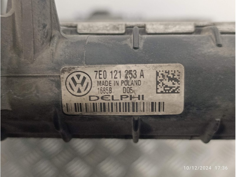Recambio de radiador agua para volkswagen t5 transporter (7e) 2.0 tdi referencia OEM IAM 7E0121253A  