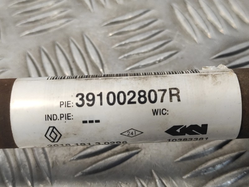 Recambio de transmision delantera derecha para dacia lodgy stepway referencia OEM IAM 391002807R  10383381