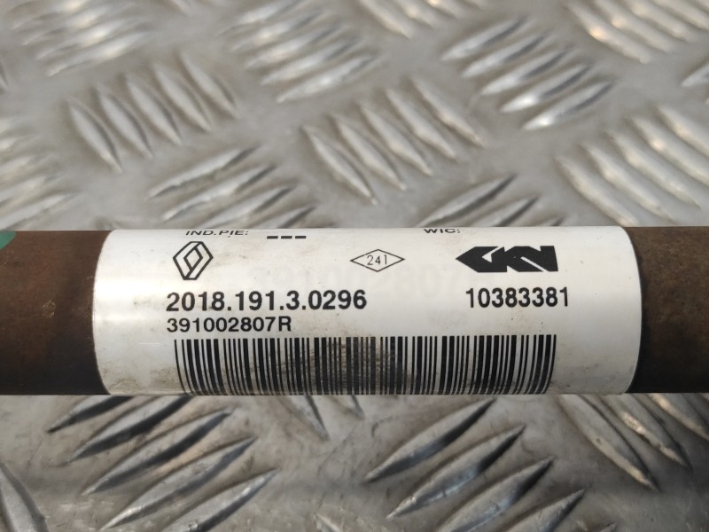 Recambio de transmision delantera derecha para dacia lodgy stepway referencia OEM IAM 391002807R  10383381