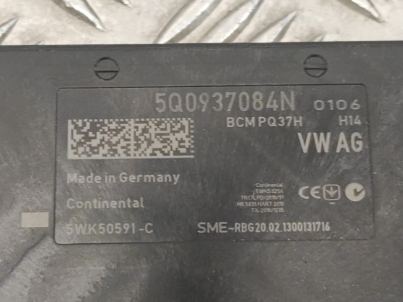 Recambio de modulo electronico para seat leon (5f1) 1.6 tdi referencia OEM IAM 5Q0937084N BCMPQ37H 5WK50591C