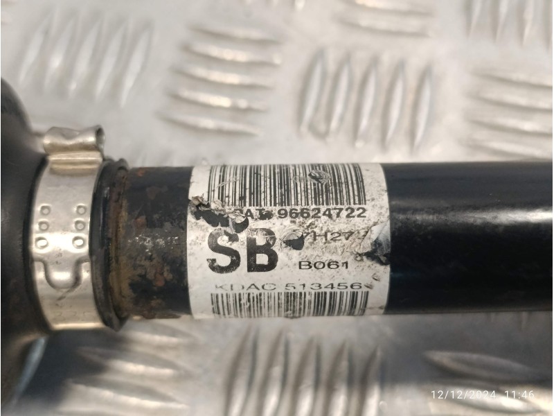Recambio de transmision delantera derecha para opel antara 2.0 cdti cat (z 20 dmh / llw) referencia OEM IAM 96624722  