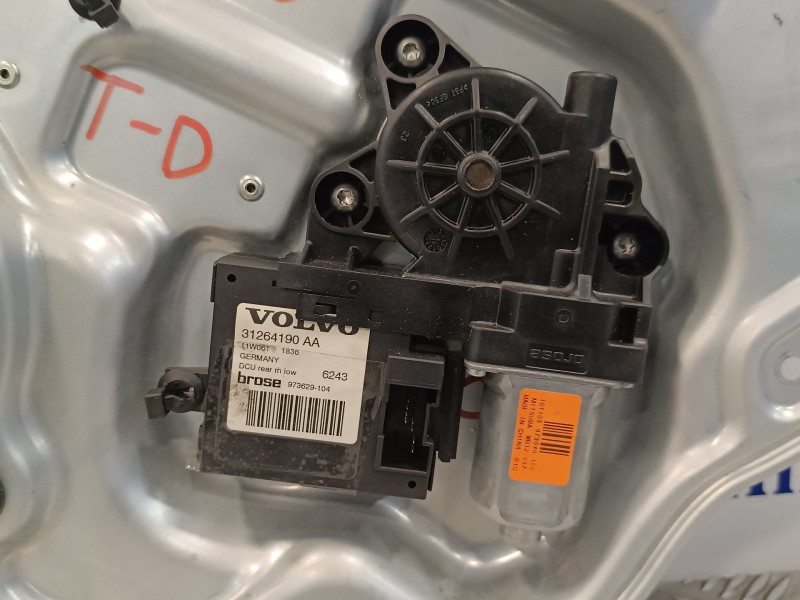 Recambio de elevalunas trasero derecho para volvo s40 berlina 1.6 diesel cat referencia OEM IAM 31264190AA  