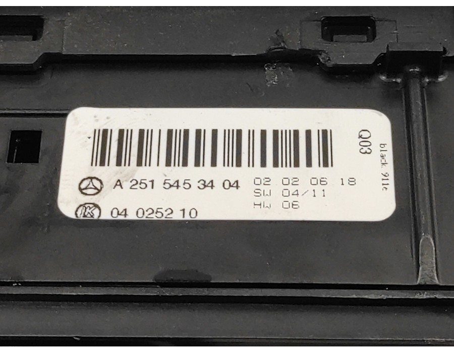 Recambio de mando luces para mercedes-benz clase r (w251) 3.0 cdi cat referencia OEM IAM A2515453404  04025210