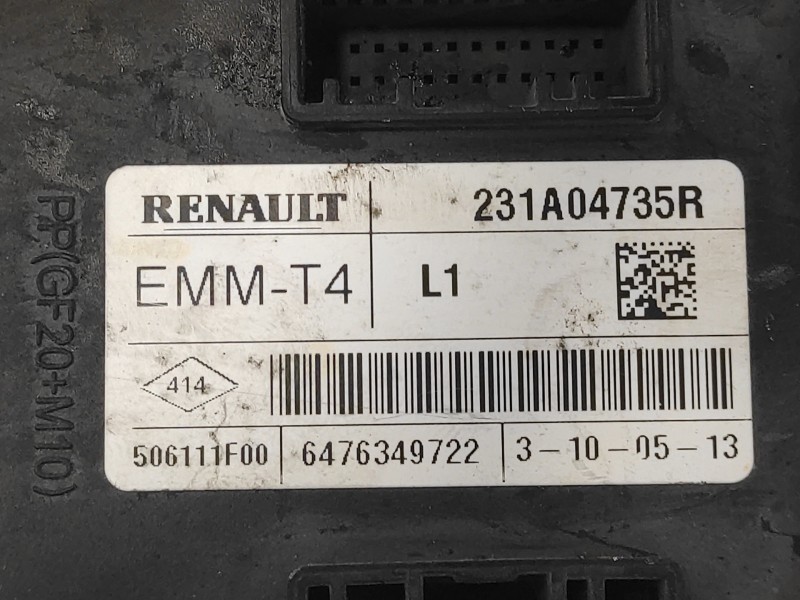 Recambio de modulo electronico para renault clio iv 1.5 dci diesel fap referencia OEM IAM 231A04735R  506111F00