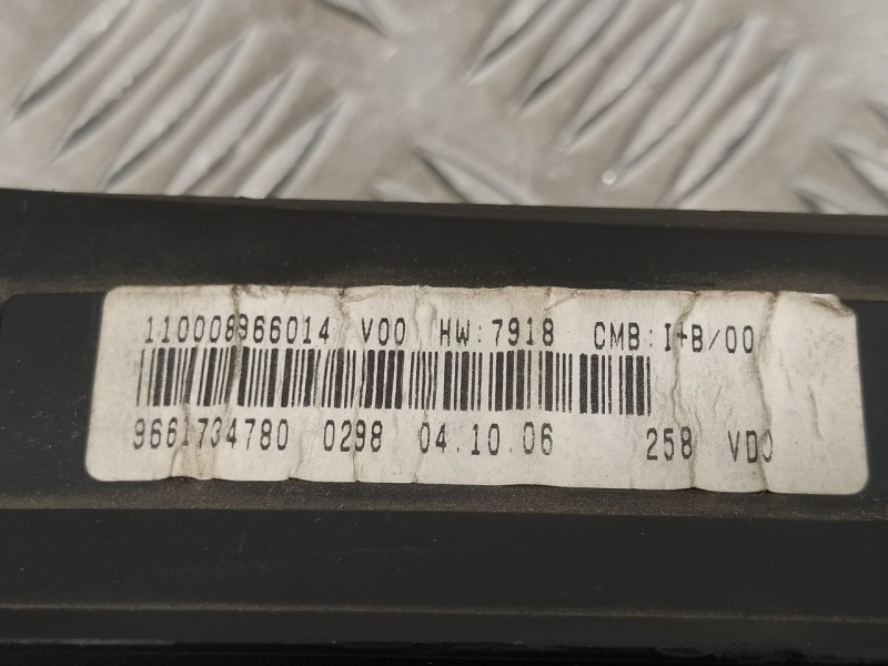 Recambio de cuadro instrumentos para citroën xsara picasso 1.6 16v hdi referencia OEM IAM 966173780 PSA966173780 9661734780